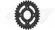 Esjot achtertandwiel 0268 chain wheel 415 44z steel black