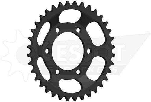 Esjot achtertandwiel 0835 chain wheel 415 43z steel black