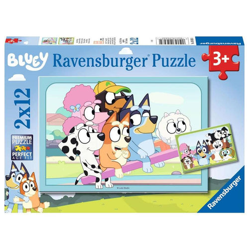 Ravensburger - Bluey Legpuzzel 2x12 stuks