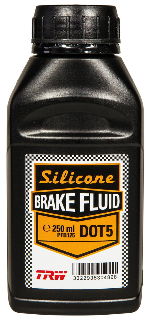 Trw bremsflüssigkeit dot 5 silicone brake fluid. dot5 250 ml silicone base