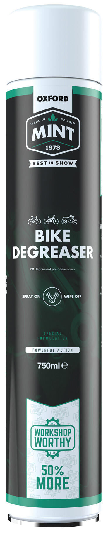 Mint ontvetter oxford bike degreaser bike degreaser oxford 750 ml