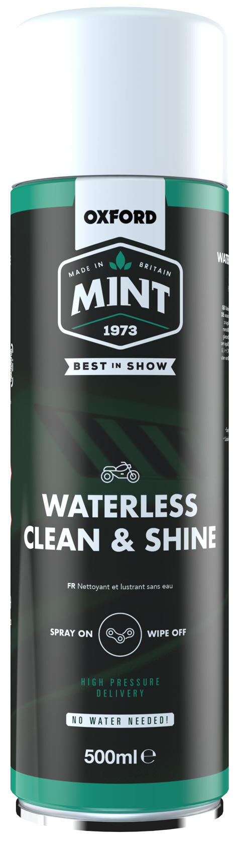 Mint reiniger oxford waterless clean shine foam action cleaner oxford all-in 500ml oc209