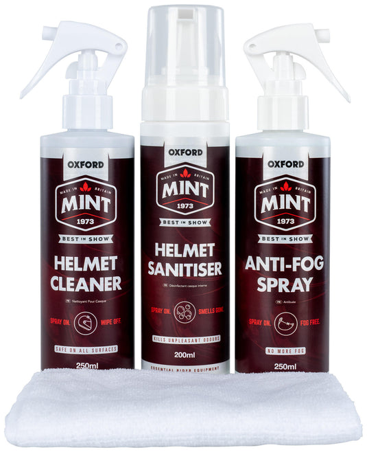 Mint helm onderhoudsset oxford helmet care kit xl helmet care set oxford xl