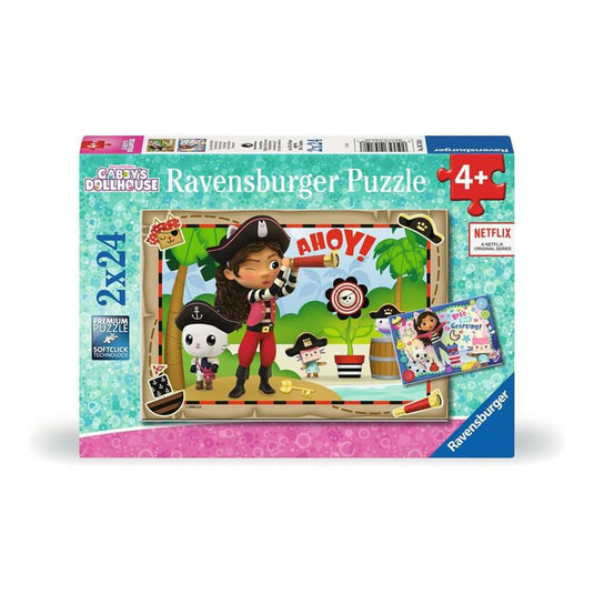 Ravensburger gabby's poppenhuis legpuzzel, 2x24st.