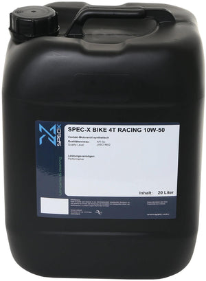 Spec-x motorolie bike 4t racing motor oil 4t 10w-50 raci 20l bike