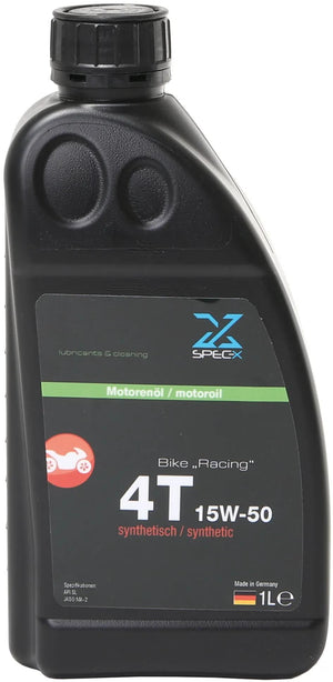 Spec-x motorolie bike 4t racing 4-stroke engine oil 15w-5 1l bike