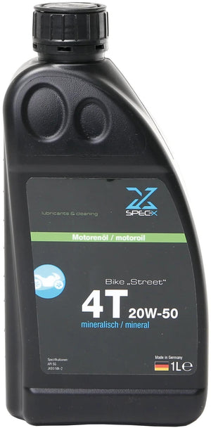Spec-x motoröl bike 4t street motor oil 4t 20w-50 stre 1l bike