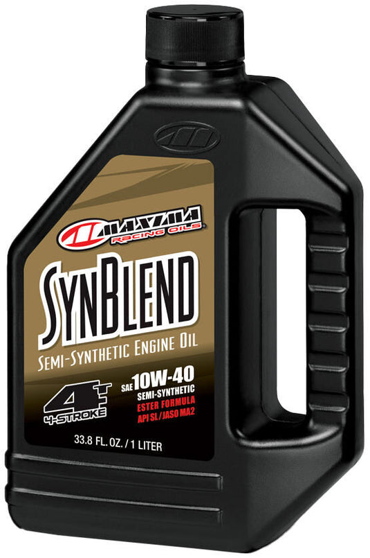 Maxima racing oils motorolie syn blend ester 4t motor oil maxima syn blend ester 4t 10w-40 1l