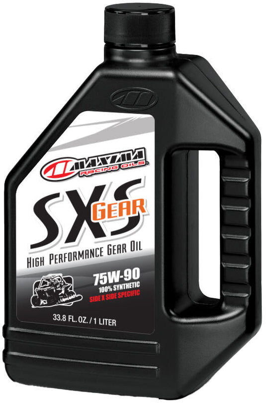 Maxima racing oils transmissie-olie sxs synthetic gear oil 75w-140 trans. oil maxima sxs 75w-140 1l