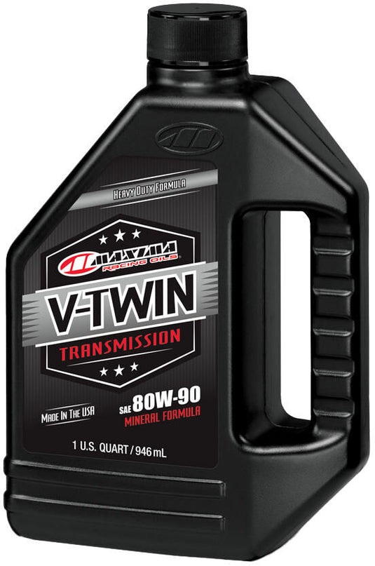 Maxima racing oils transmissie-olie v- twin transmission gear oil 80w-90 trans. oil maxima v-twin 80w-90 946ml