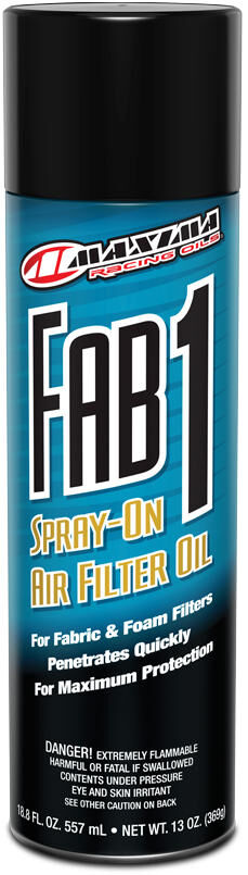 Maxima racing oils luchtfilterolie fab-1 fabric foam filter spray . air filter oil maxima 557ml fab-1