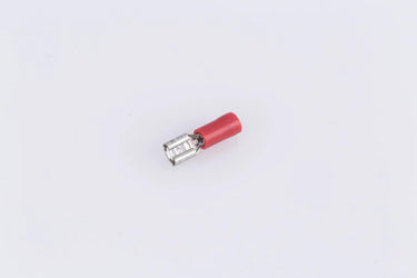 Spahn platte stekkerhuls flat plug-in sleeve insulated red 100pcs.