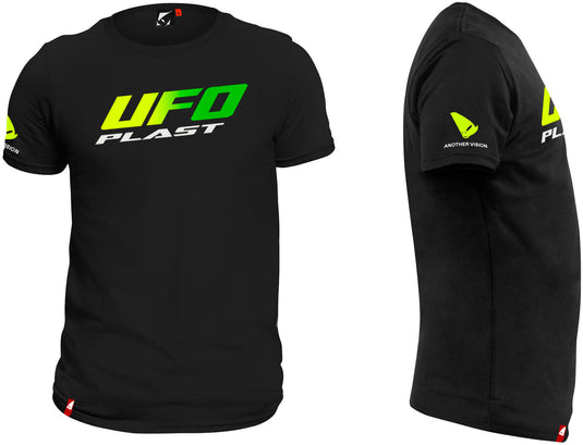 Ufo plast t-shirt leisure shirt ufo black green gr. xl