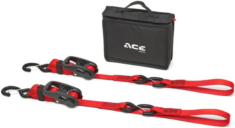 Load image into Gallery viewer, Acebikes zurrgurtsatz ratchet premium lashing strap set acebike ratchet premium
