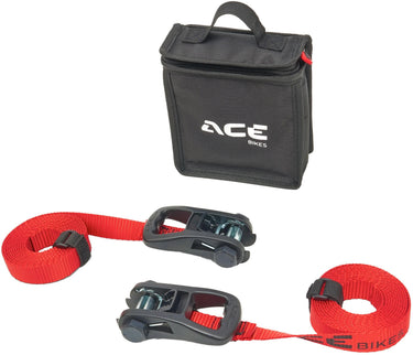 Acebikes zurrgurtsatz ratchet essential lashing strap set acebike ratchet essential