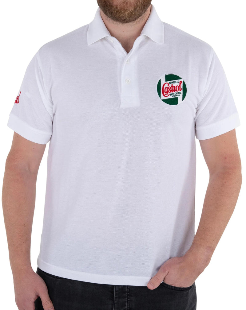 Load image into Gallery viewer, Castrol poloshirt classic poloshirt classic white gr. l 50
