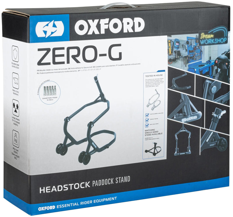 Load image into Gallery viewer, Oxford montageständer zero-g-headstock stand assembly test. zer black
