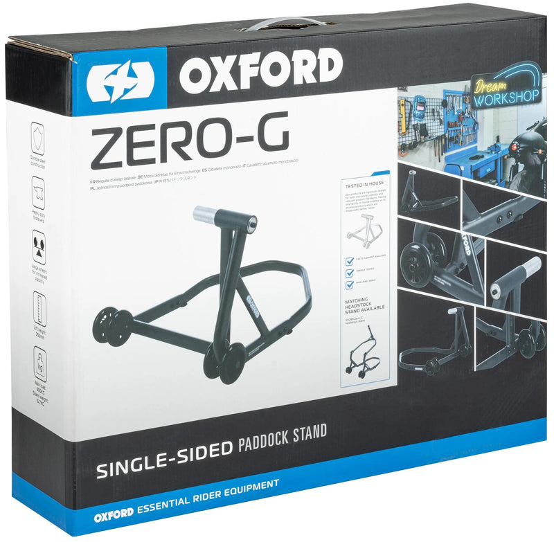 Load image into Gallery viewer, Oxford montageständer zero-g-single sided stand assembly test. zer black on one side

