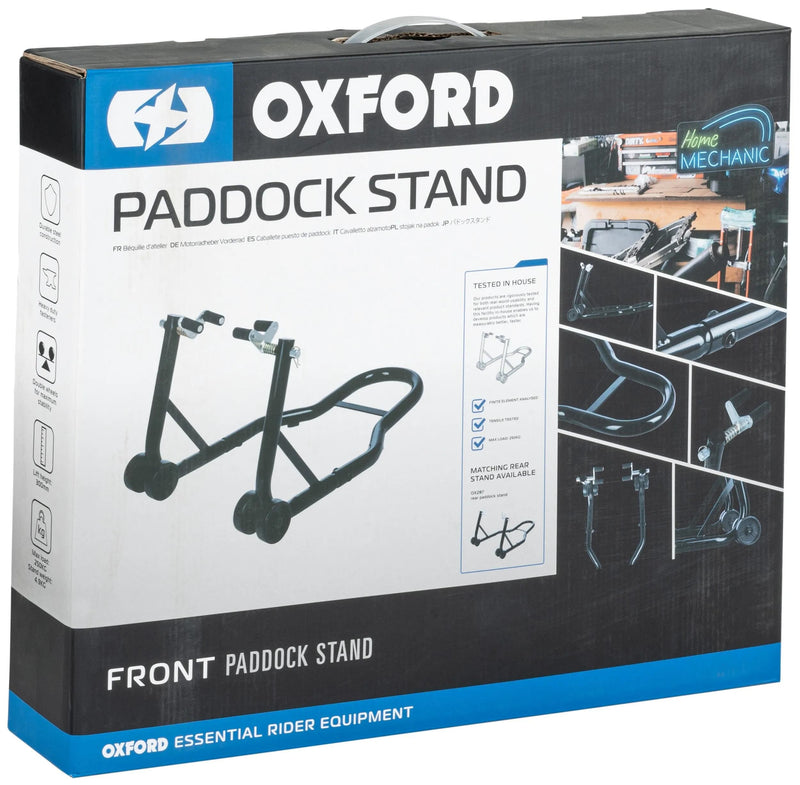 Load image into Gallery viewer, Oxford montageständer paddock stand montagest. front black
