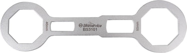 Bikeservice gabelkappenschlüssel schl fork cap bst 46x50mm 8knt