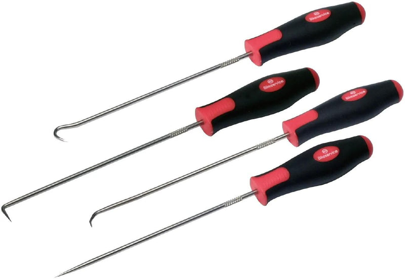 Load image into Gallery viewer, Bikeservice hakensatz hooked pin long bst 241mm 4tlg
