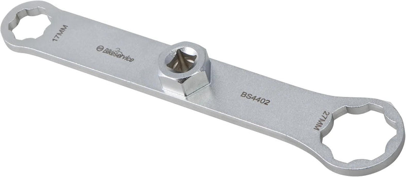 Load image into Gallery viewer, Bikeservice gabelkappenschlüssel schl fork cap bst 17x27mm 6knt
