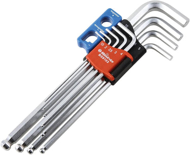 Bikeservice hoeksleutel set angled pin key bst 9pcs in6knt long w magnet