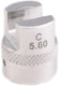 Bikeservice adapter adapter bst aluminum 5.6mm f bs5502