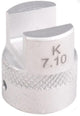Bikeservice adapter adapter bst aluminum 7.1mm f bs5502