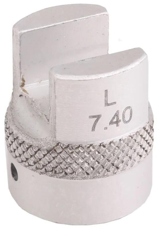 Bikeservice adapter adapter bst aluminum 7.4mm f bs5502
