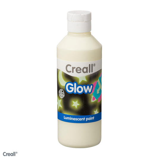 Creall glow lichtgevende verf 250ml groen geel