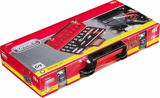 Connex producten dopsleutelset profi 3 8 19 delig