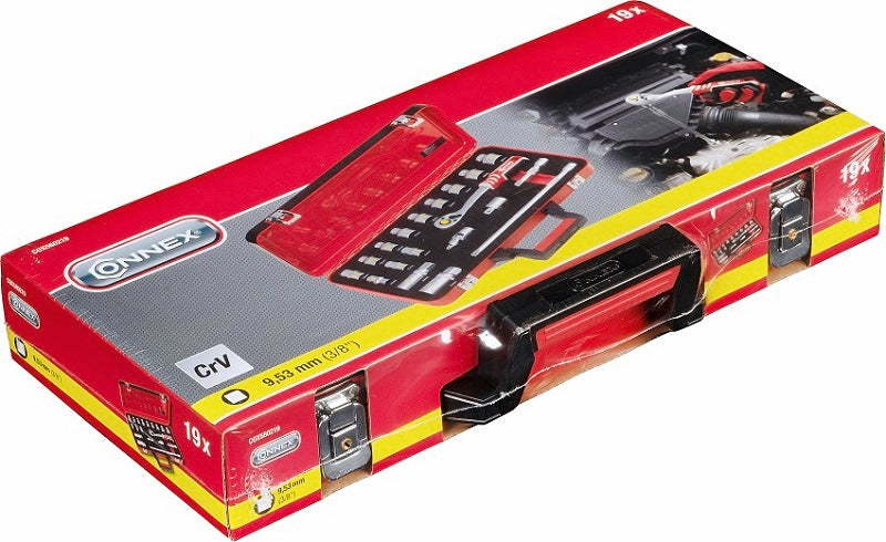 Load image into Gallery viewer, Connex producten dopsleutelset profi 38 19 delig
