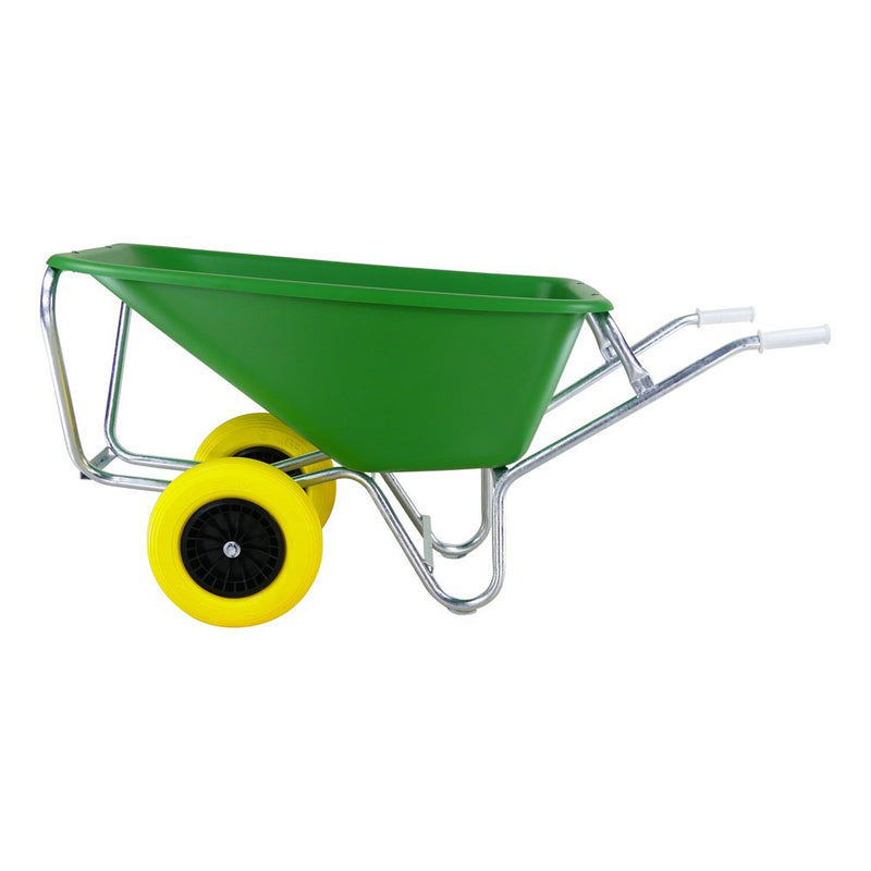 Laden Sie das Bild in Galerie -Viewer, Fort producten kruiwagen f s 165l groen hdpe bak 2 wiel nooitmeerlek
