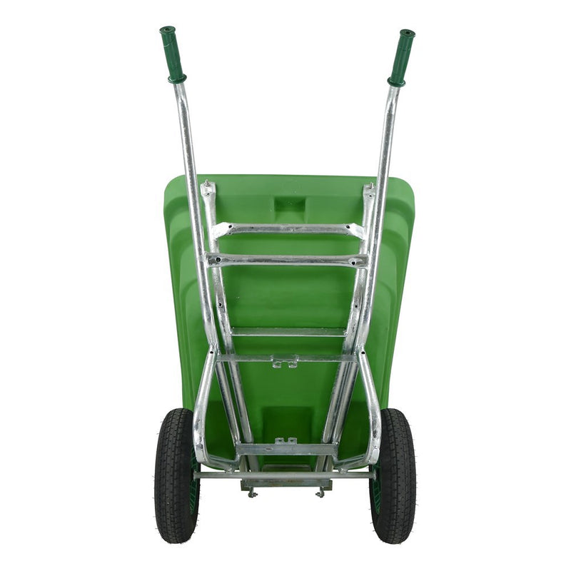 Laden Sie das Bild in Galerie -Viewer, Fort producten kiep kruiwagen f s 300l groen 2 luchtwiel
