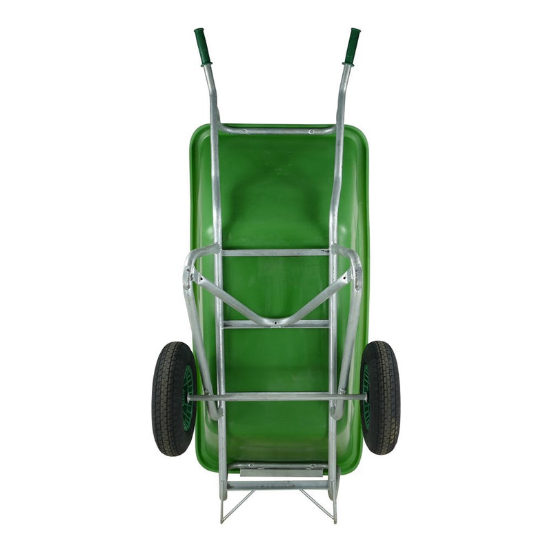 Laden Sie das Bild in Galerie -Viewer, Fort producten kruiwagen f s 500l groen verz onderstel 2 luchtwiel
