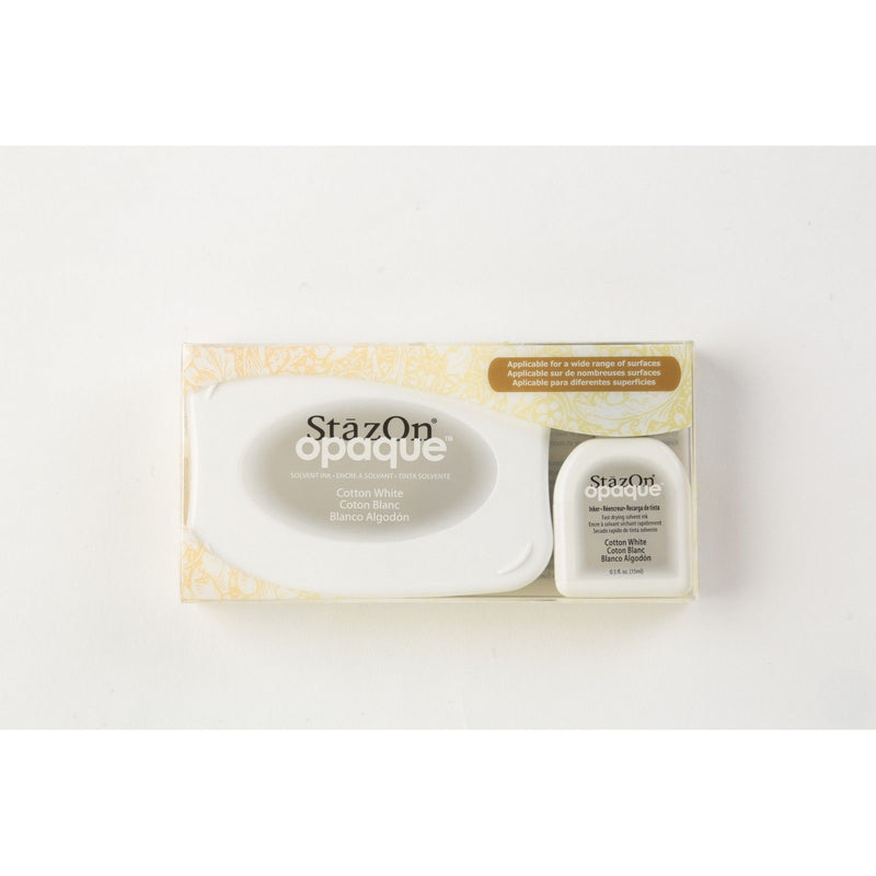 Load image into Gallery viewer, Tsukineko • stazon opaque ink pad cotton white
