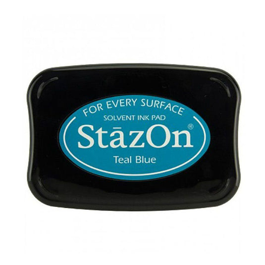 Tsukineko • stazon stempelkussen teal blue