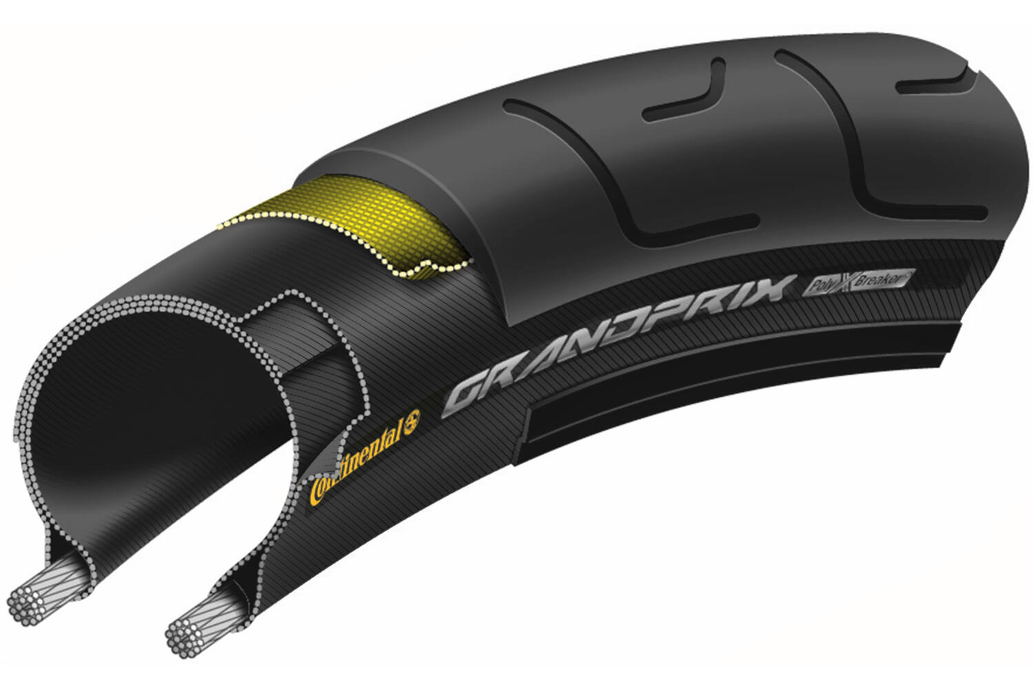 Continental buitenband GP 700 x 25 zw