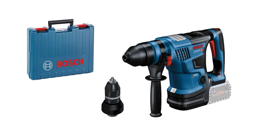 Bosch blauw gbh 18v-34 cf professional accuboorhamer met sds plus | excl. accu en oplaadapparaat - 0611914001