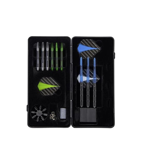 Longfield dartset brass steeltip black coated