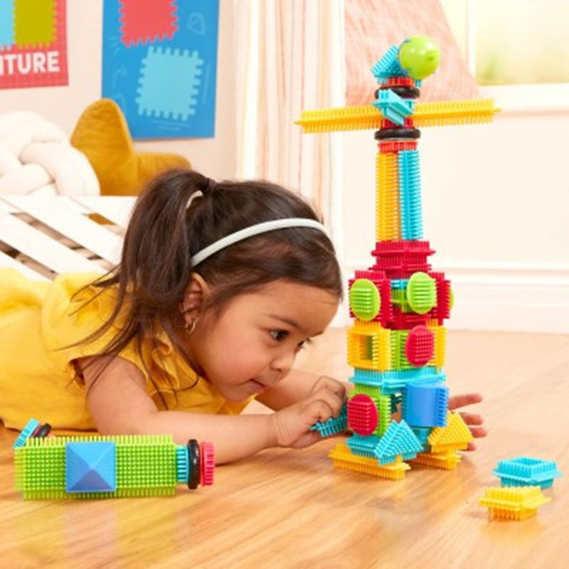 Afbeelding laden in galerijviewer, Bristle blocks box met 56 stuks
