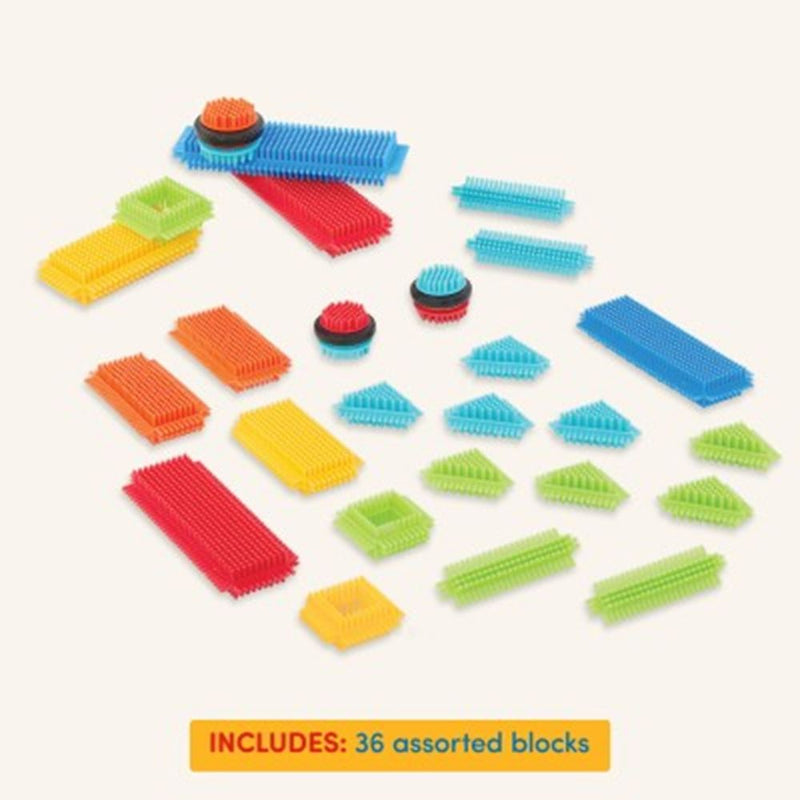 Afbeelding laden in galerijviewer, Bristle blocks 36 ass (in doos). 2+
