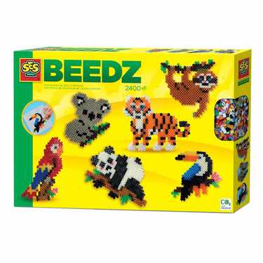 Ses beedz - strijkkralen jungledieren