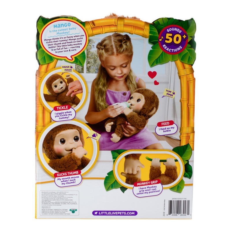 Afbeelding laden in galerijviewer, Little live pets mijn baby aap + geluid
