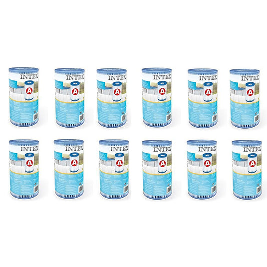Intex 29000 filter cartridge type a 12 stuks voor zwembad 244 305 366 cm