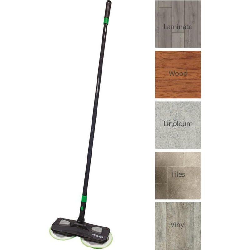 Load image into Gallery viewer, Starlyf elektrische mop zwart groen
