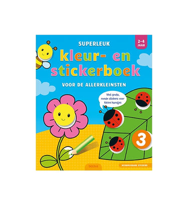 Deltas superleuk kleur- en stickerboek (2-4jr)