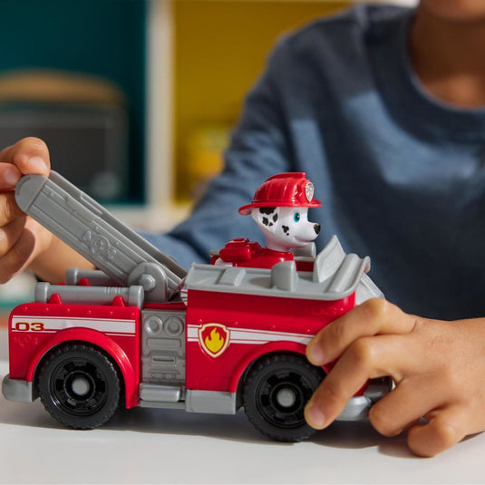 Spinmaster paw patrol marshall met brandweerauto