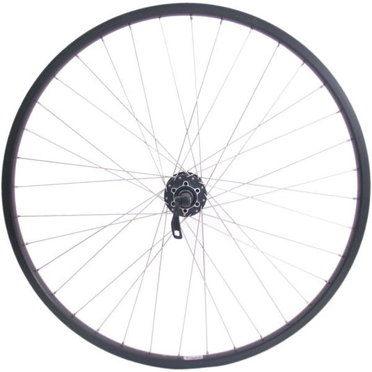 Shimano voorwiel 28 29 622x19c ryde andra 30 velg met fh-m525 naaf voor 6 bouts remschijf - zwart